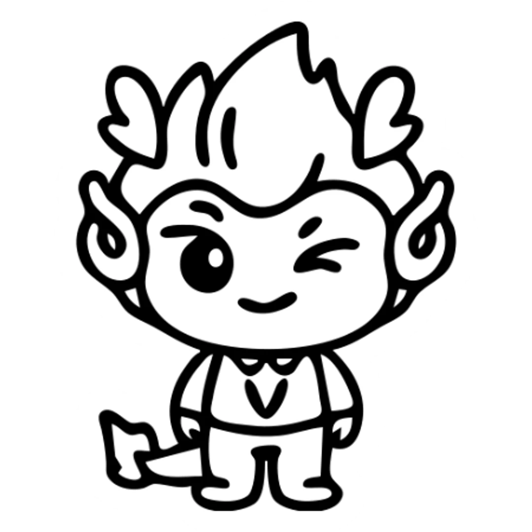 Create a laptop icon, yellow background, white stroke. The laptop screen displays the following image sticker