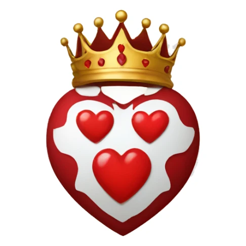 King of hearts sticker