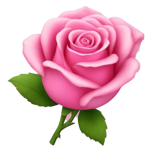 Pink rose with happy Birthday  sticker