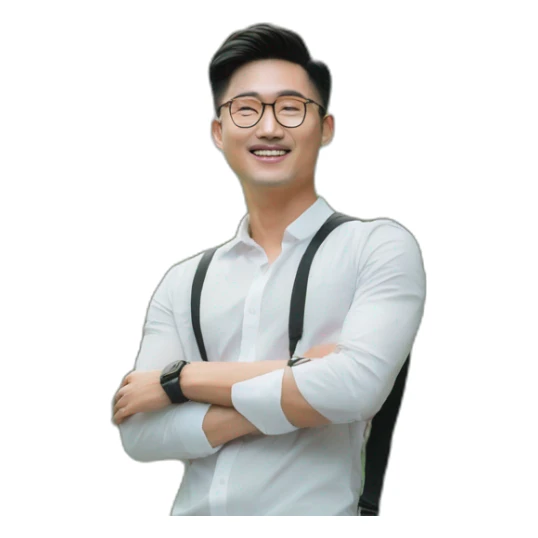 A Man was Standing At A Tree with An Style Phose For Photo shoot at Background KL University sticker