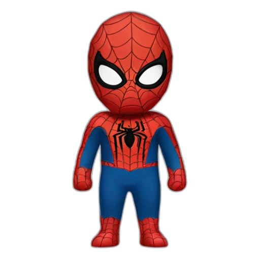 Harry Potter wear spider man costume sticker