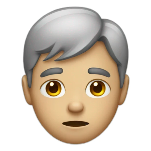 Crying painter sticker