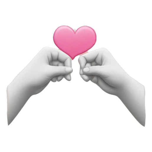 Hands signaling a pinky promise  sticker