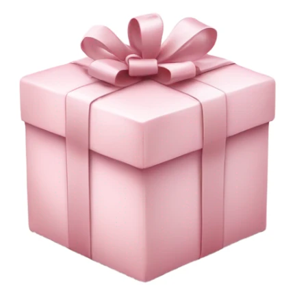 Light pink Christmas gifts under a white Christmas tree  sticker