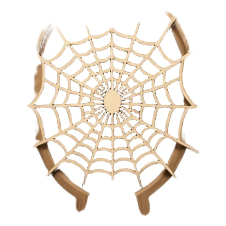 spider webs on door sticker