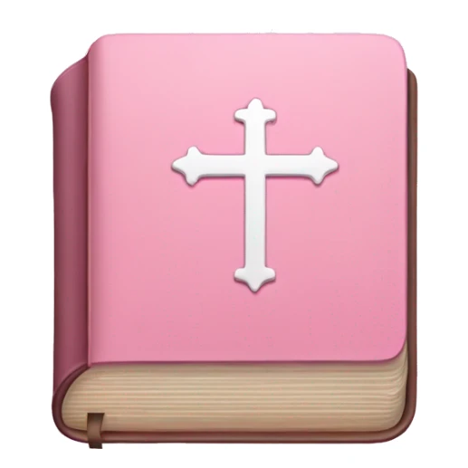 baby pink bible emoji  sticker
