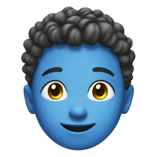 cheerful boy under blue sky with a $ on his forehead  sticker