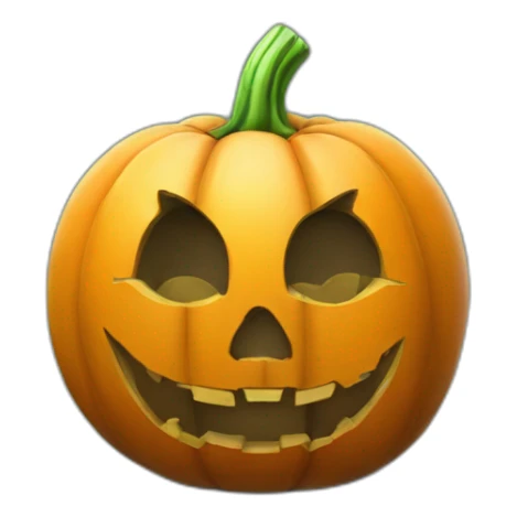 halloween pumpkin with dollar symbol in holes sticker