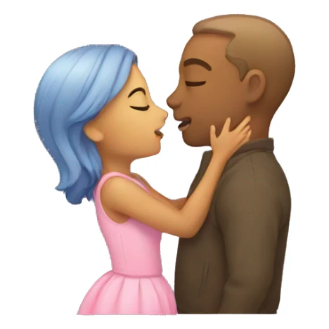 Kissing my girl sticker