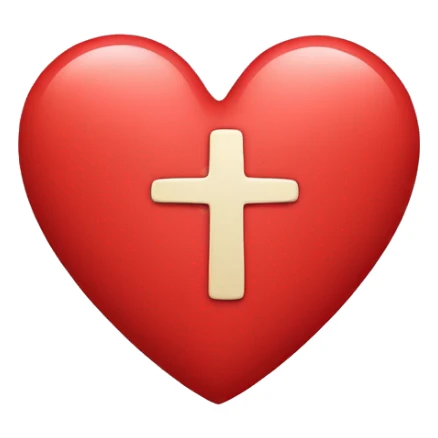 heart with T in the middle sticker