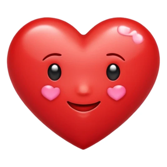 Heart with the emojii 💗💋 camboo sticker