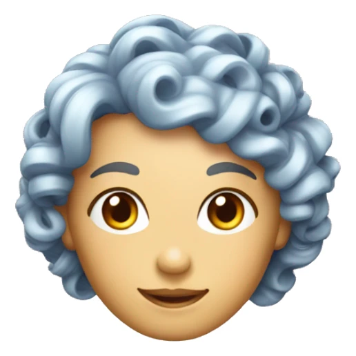 a plastic curler for hair no human sticker