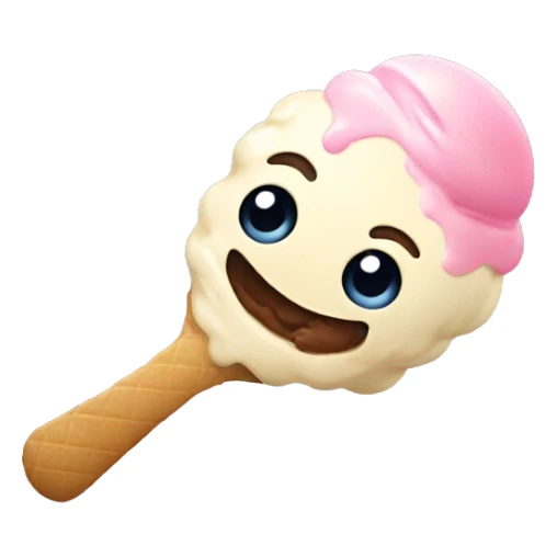 ice cream scoop wrestler sticker