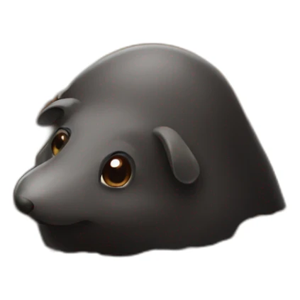 mole coming out of soil sticker