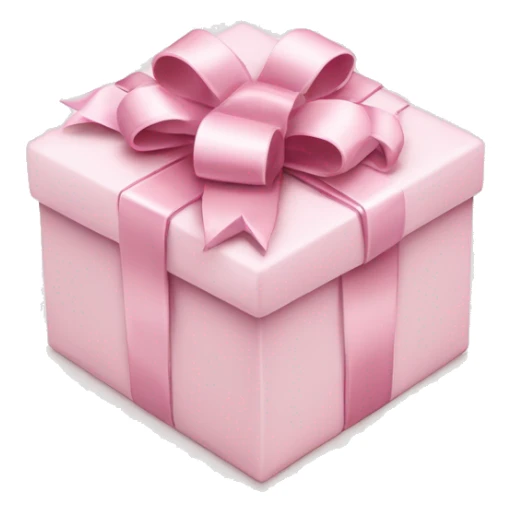 Light pink Christmas gifts under a white Christmas tree  sticker