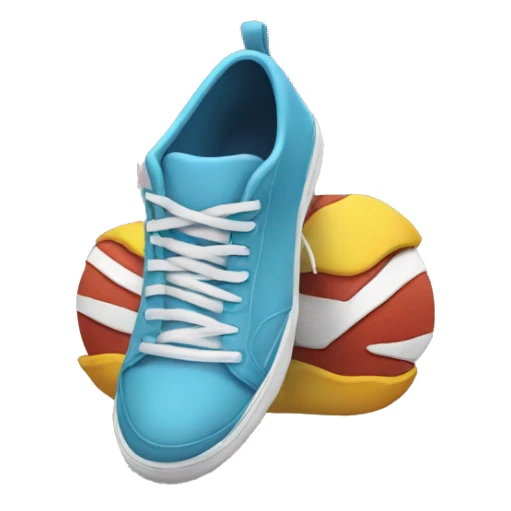 sneaker on top of person sticker