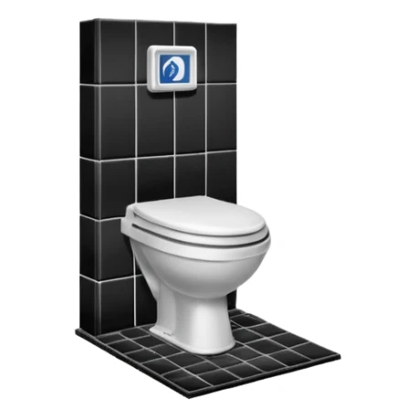 piblic toilet sticker