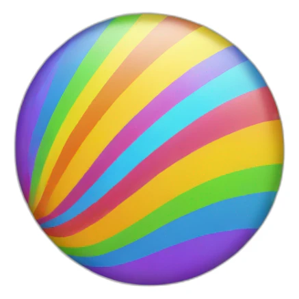 flash colored like rainbow sticker