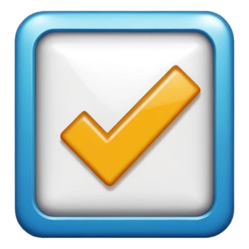 I want a blue background and a white checkmark inside it emoji which I will call the "Fake Roblox Verified Badge Emoji" and the blue background should be square and it should be the "🟦" emoji being the background sticker