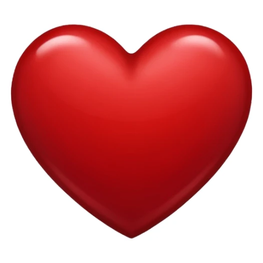 Dark red heart  sticker