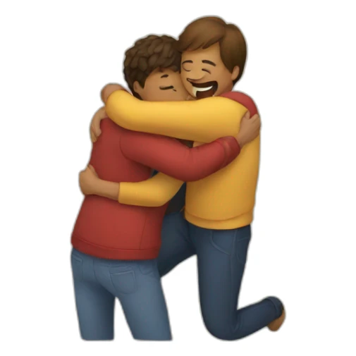 Hug sticker