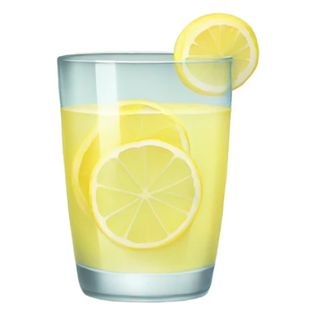 a glass of lemonade  sticker