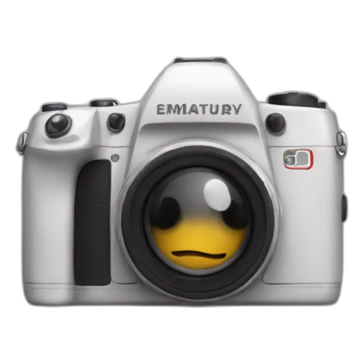 the back side of the camera is on legs sticker