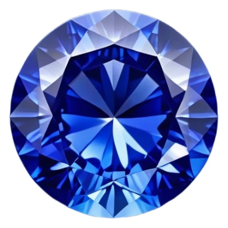 Cinematic Realistic Sapphire Emoji, Deep blue and stunning, with smooth, polished facets that gleam with a vibrant intensity. The deep blue hue reflects light in mesmerizing patterns, and a soft, glowing aura adds to the precious, regal nature of the gemstone. Soft glowing outline, capturing the essence of wisdom and royalty in a dazzling sapphire. sticker