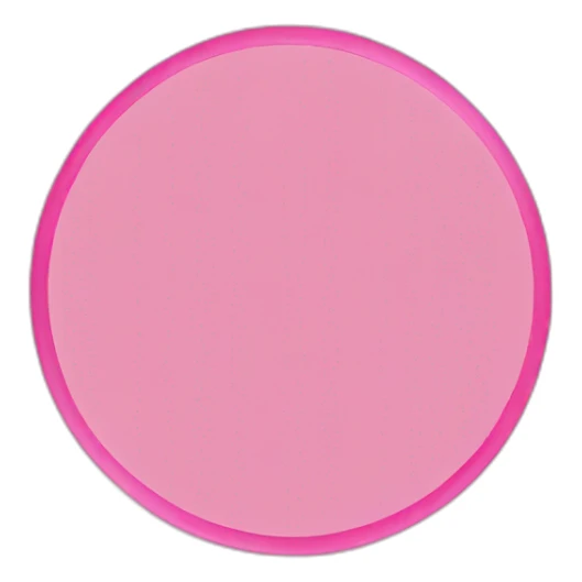Pink circle sticker