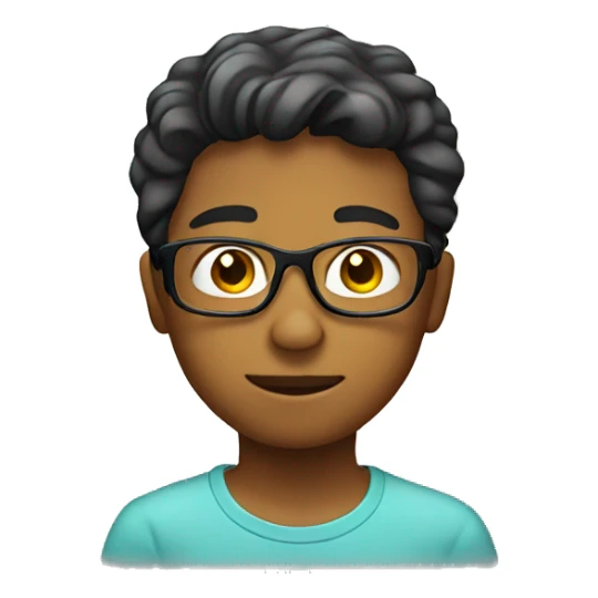 Boy in glass  sticker