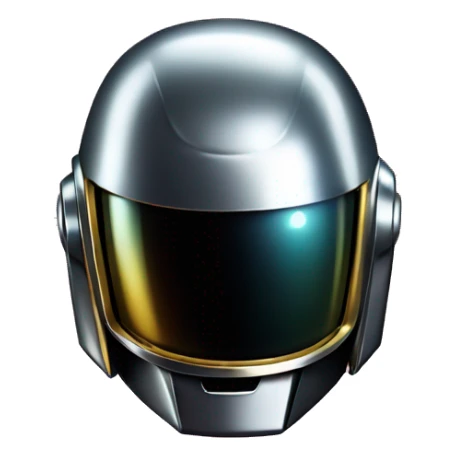 Daft punk with helmet in a beans form sticker
