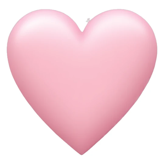 pastel pink heart sticker