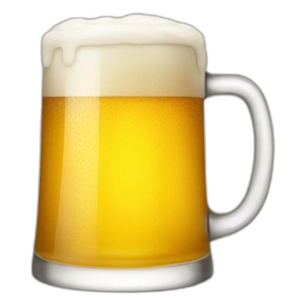 Glass of beer sticker