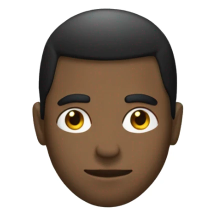 Gangster nice face male figure in black shirt sticker