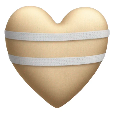 Heart of bandage  sticker