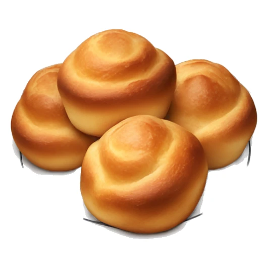 several sourdough popovers on a plate sticker