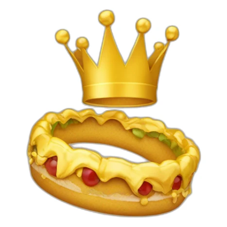 Letra R con una corona dorada sticker
