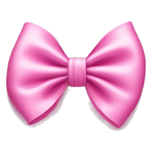 Pink bow sticker