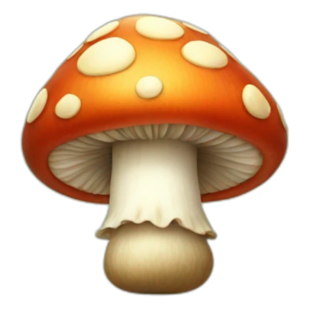 mushroom wearing crown sticker