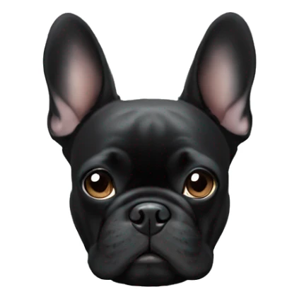 black frenchbulldog sticker