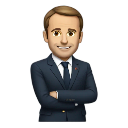 Macron sticker