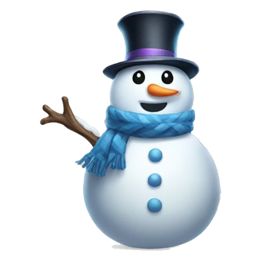 Magical snowman  sticker