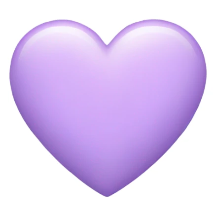 Pastel purple heart  sticker
