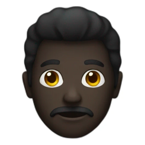 dark man logo  sticker