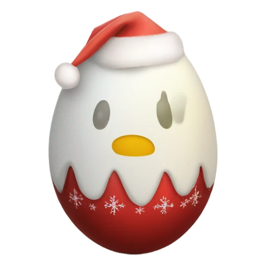 christmas egg sticker