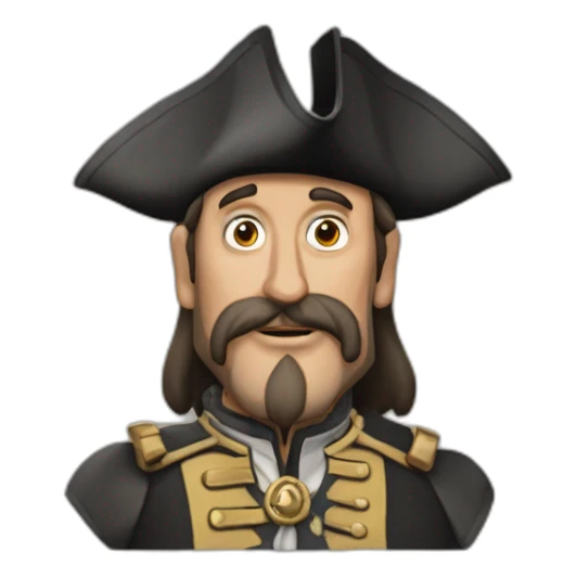 lord cutler becket from pirate of the carribean sticker