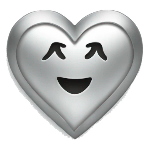 Heart with silver around it with the word family in sticker