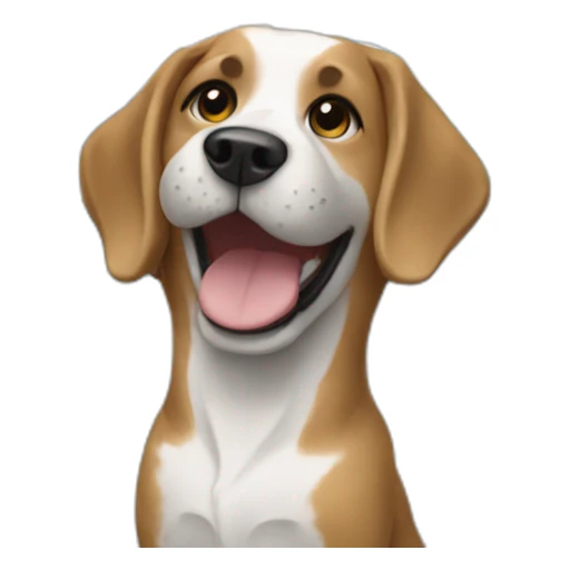 Dog waving a flag from argentina with Real Madrid shirt on sticker