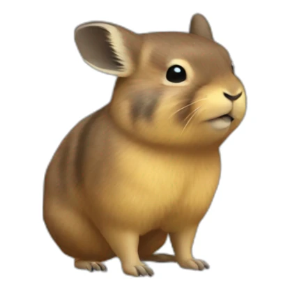 pika-animal-with-brown-fur-and-no-spots sticker