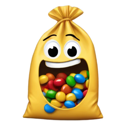Bag of m&m's sticker